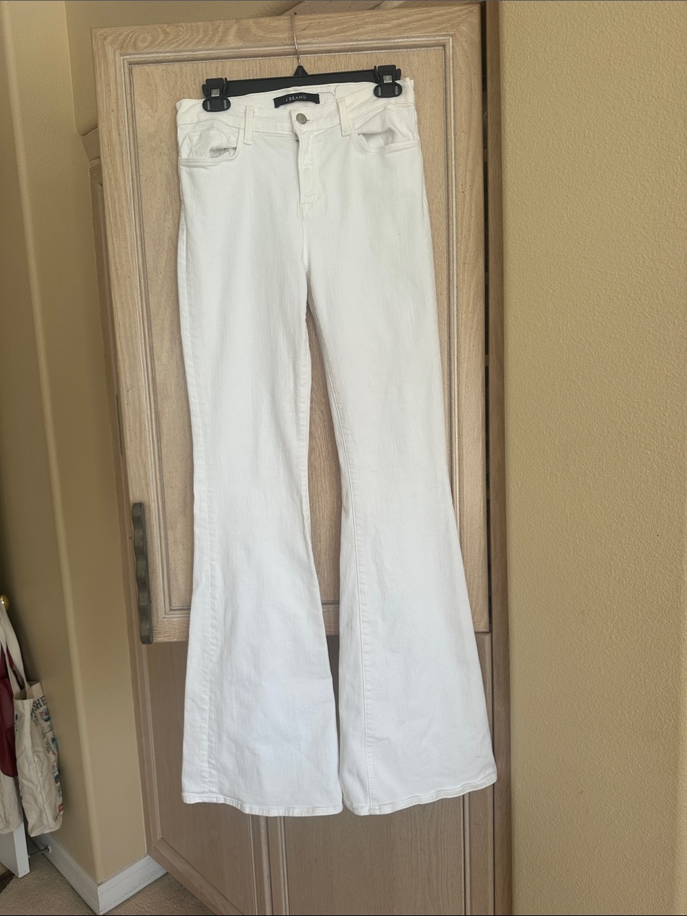 J Brand White Flared Women's Jeans